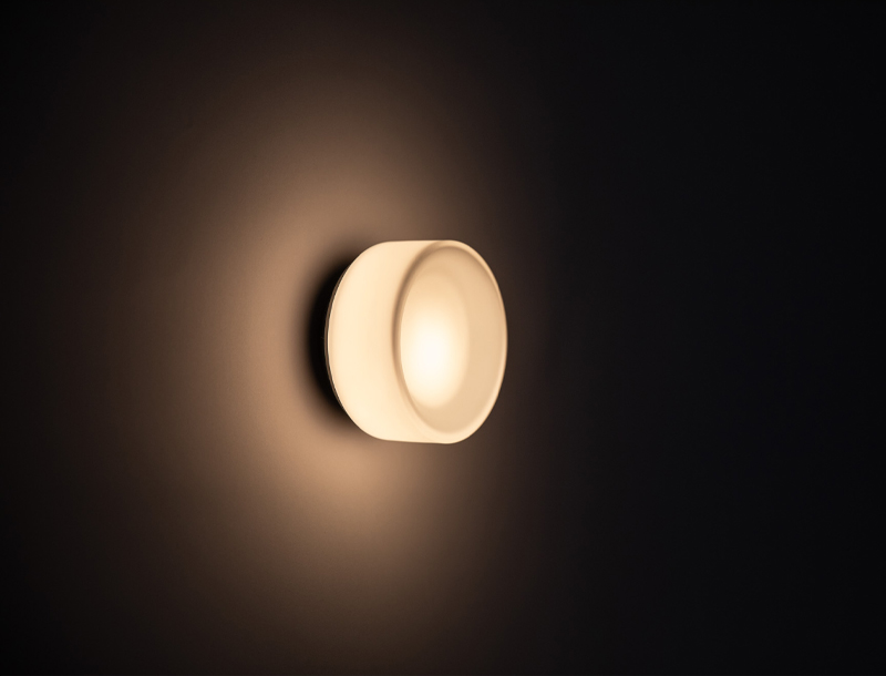 FlatWhite W1 Opal Wall Light