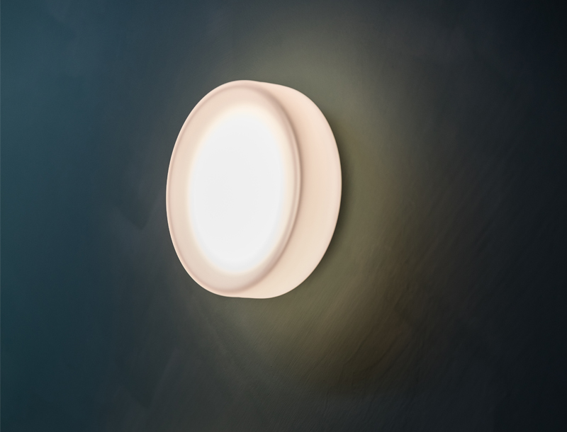 FlatWhite W2 Opal Wall Light