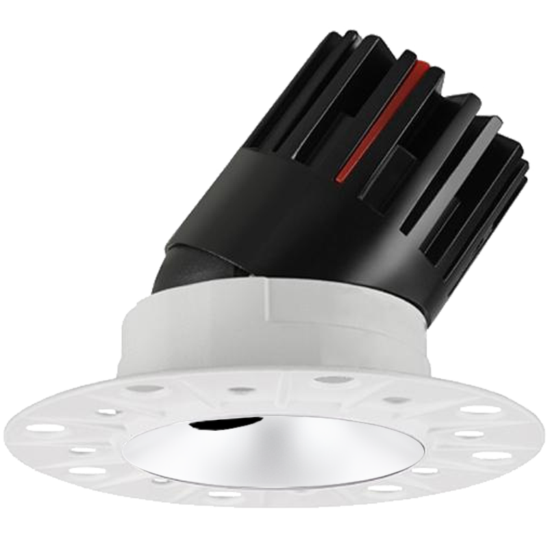Dubai
45mm Adjustable Round Trimless - Round Trimless Matt White