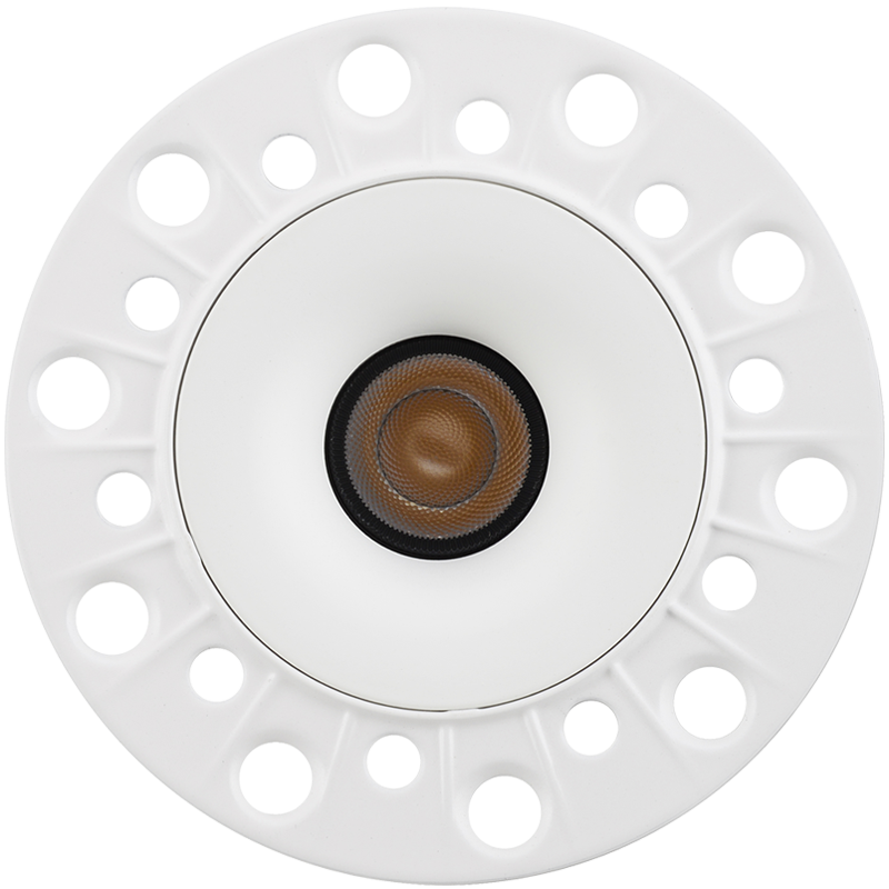 Karma 55mm Curved Bezel Trimless - Curved Bezel Trimless Matt White