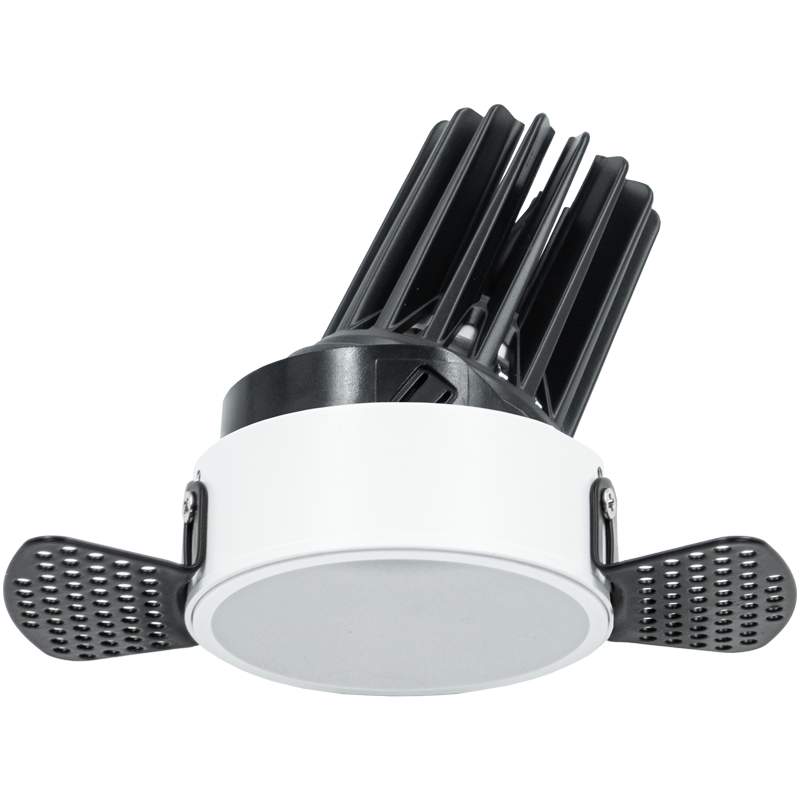 Super Starr Adjustable Trimless HERO ECO - Round Trimless Matt White