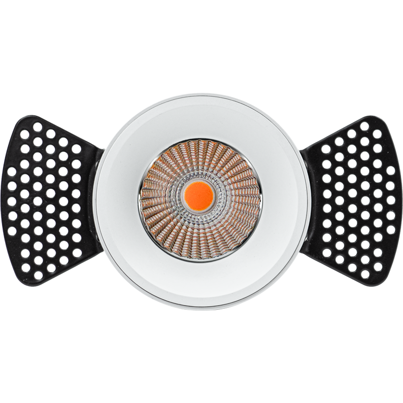 Super Starr Adjustable Trimless HERO ECO - Round Trimless Matt White