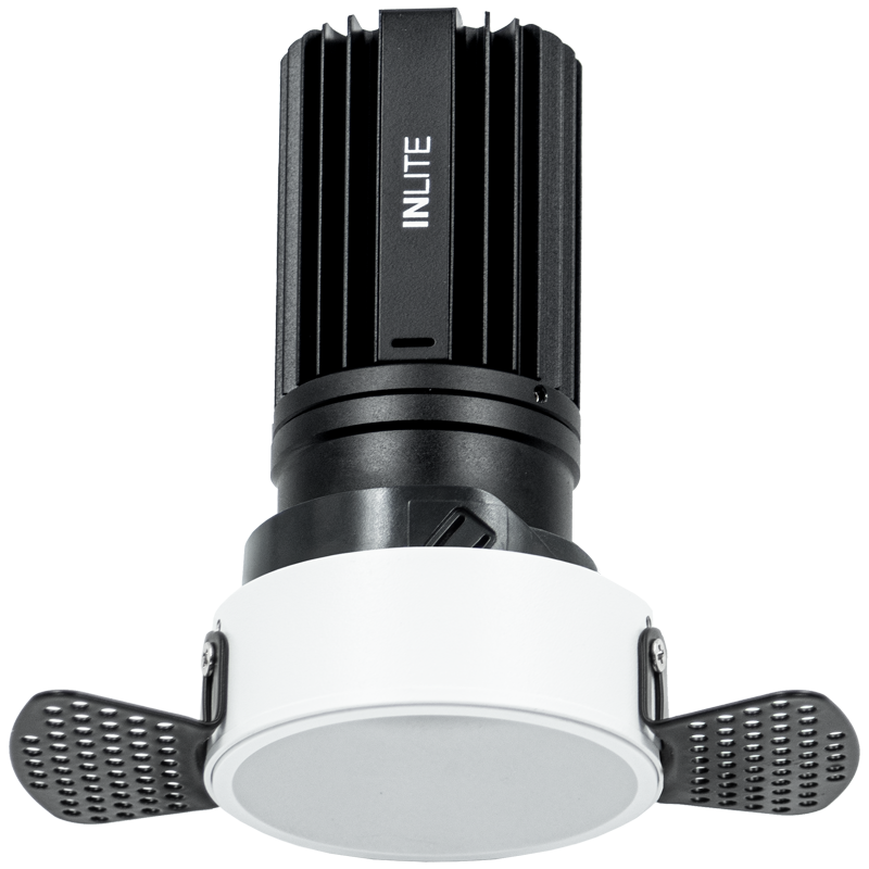 Super Starr Fixed Trimless HERO XP - Round Trimless Matt White
