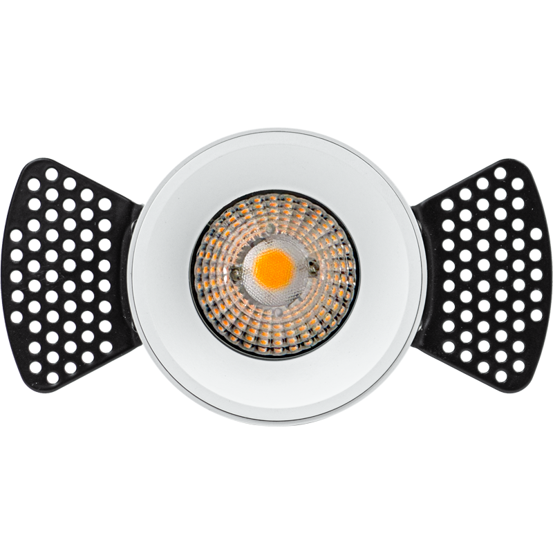 Super Starr Fixed Trimless HERO XP - Round Trimless Matt White