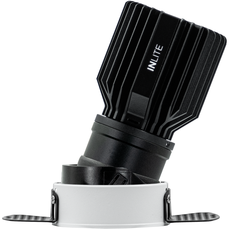 Super Starr Pinhole Adjustable Trimless SUPER HERO XP - Round Trimless Matt White